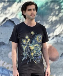 Starry Night Charcoal Mens Tee