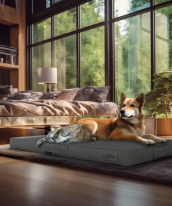 Innovative Pet Bed: Waterproof Dog Pet Pillow Bed Microfiber Leather Orthopedic 3D Superfiber Cushion Foldable Washable