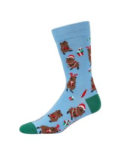  Mens Festive Quokka Bamboo Sock