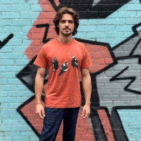 Singing Magpies Ginger Spice Mens Tee