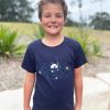 Ripples in Space Navy Kids Tee
