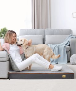 Large Jumbo Soft Orthopedic Dog Bed Pet Kennel Pillow Bed w/ Washable Cover