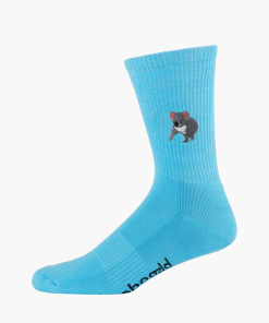 MENS KOALA ZOO CONSERVATION SOCK - SKY
