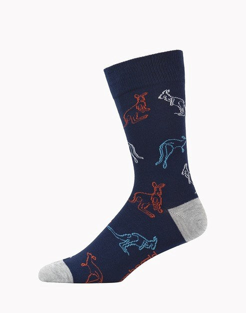 Mens Sketch Roos Bamboo Sock