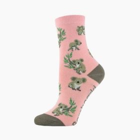  Kids Koala bamboo Sock - Pink