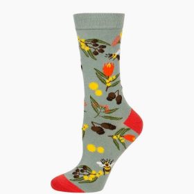  Womens Gumnuts Bamboo Sock - Light Khaki