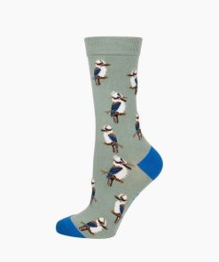  Womens Kookaburra Bamboo Sock - Light Khaki