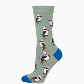  Womens Kookaburra Bamboo Sock - Light Khaki