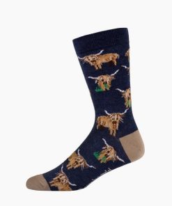  Mens Hylander Cow Bamboo Sock