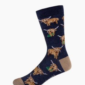  Mens Hylander Cow Bamboo Sock