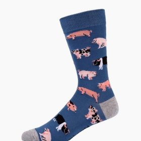  Mens Oink Bamboo Sock