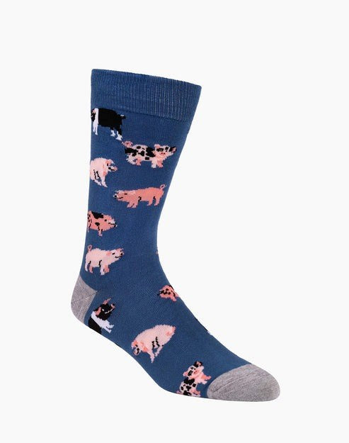 Mens Oink Bamboo Sock - Image 2