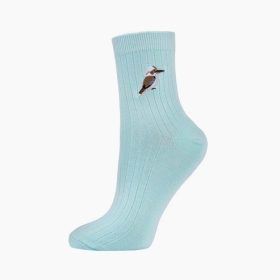  Womens Quarter Crew Kookaburra Bamboo Sock