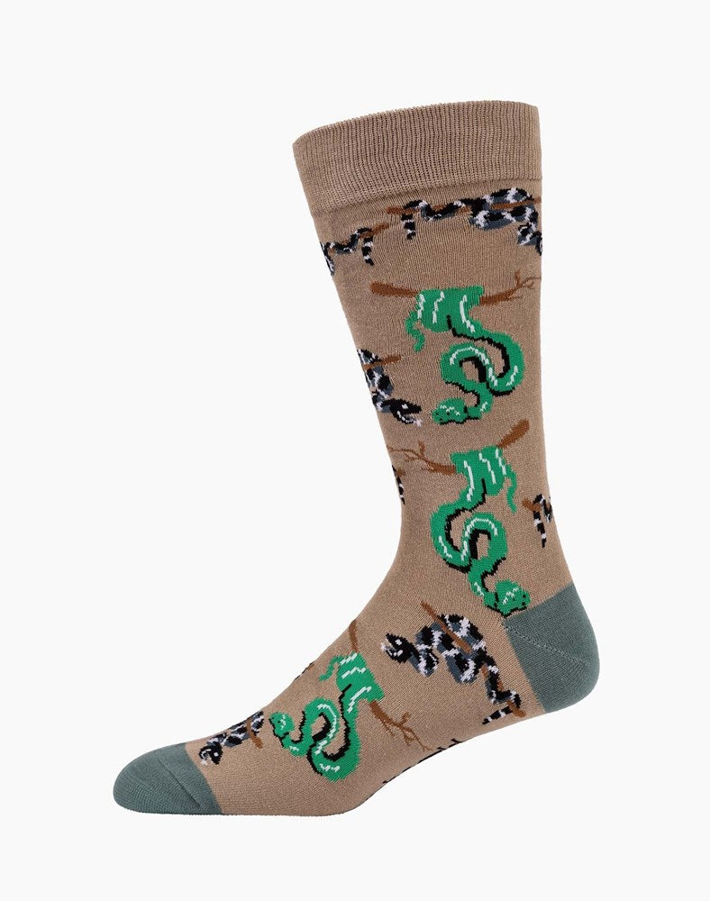 Mens Snake Bamboo Sock