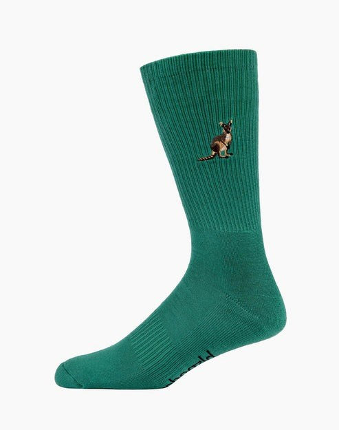 Mens Kangaroo Zoo Conservation Bamboo Sock