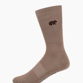  Mens Wombat Zoo Conservation Sock Stone