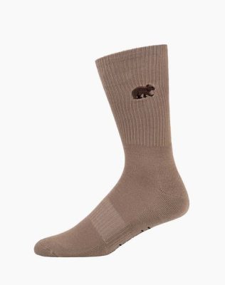  Mens Wombat Zoo Conservation Sock Stone