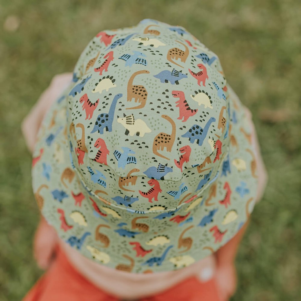 Kids Classic Bucket Sun Hat - Dino Size 54cm / 3 to6 years - Image 3