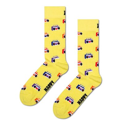  Boom box Sock Yellow