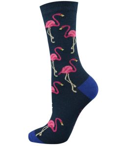  Mens Flamingo Bamboo Sock
