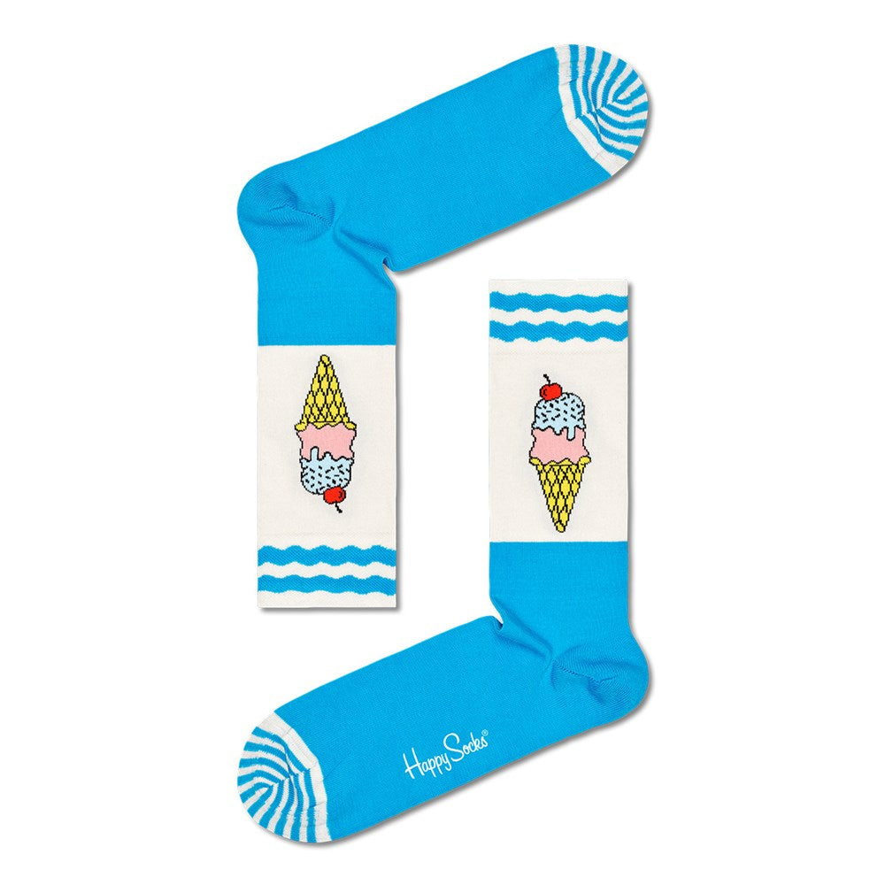 Ice Cream White Blue