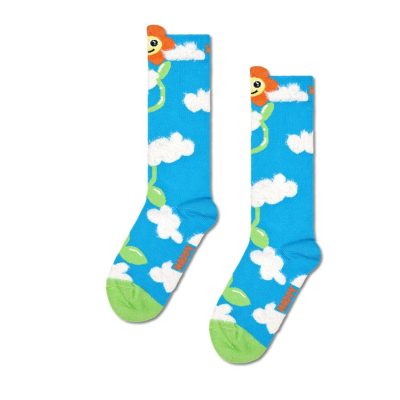 Kids Growing Flower Knee High Sock