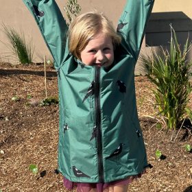 Raincoat Long Magpies Kids