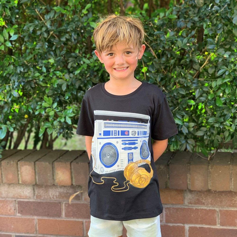 Recycle Wars Charcoal Kids Tee