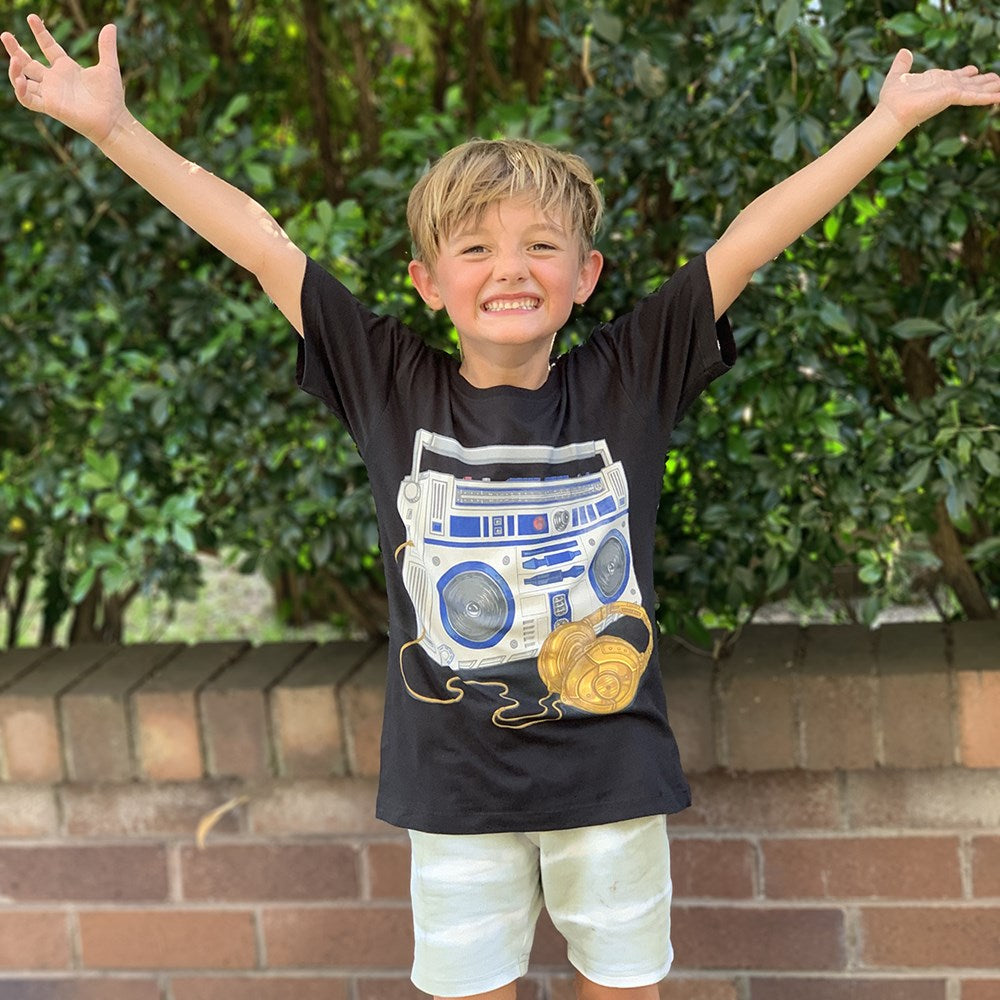 Recycle Wars Charcoal Kids Tee - Image 2