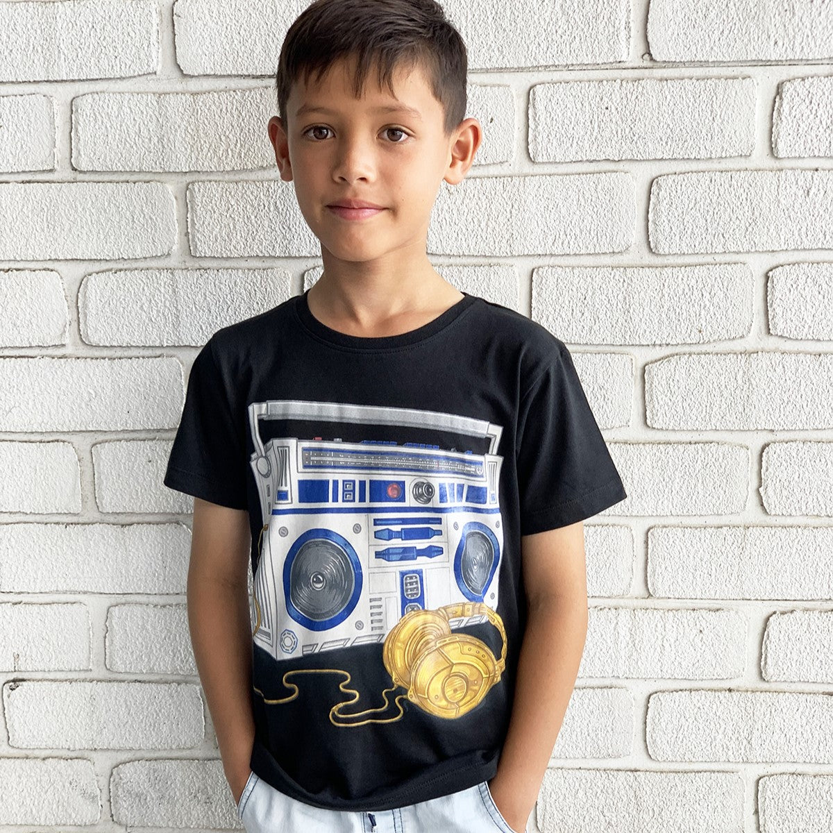 Recycle Wars Charcoal Kids Tee - Image 5