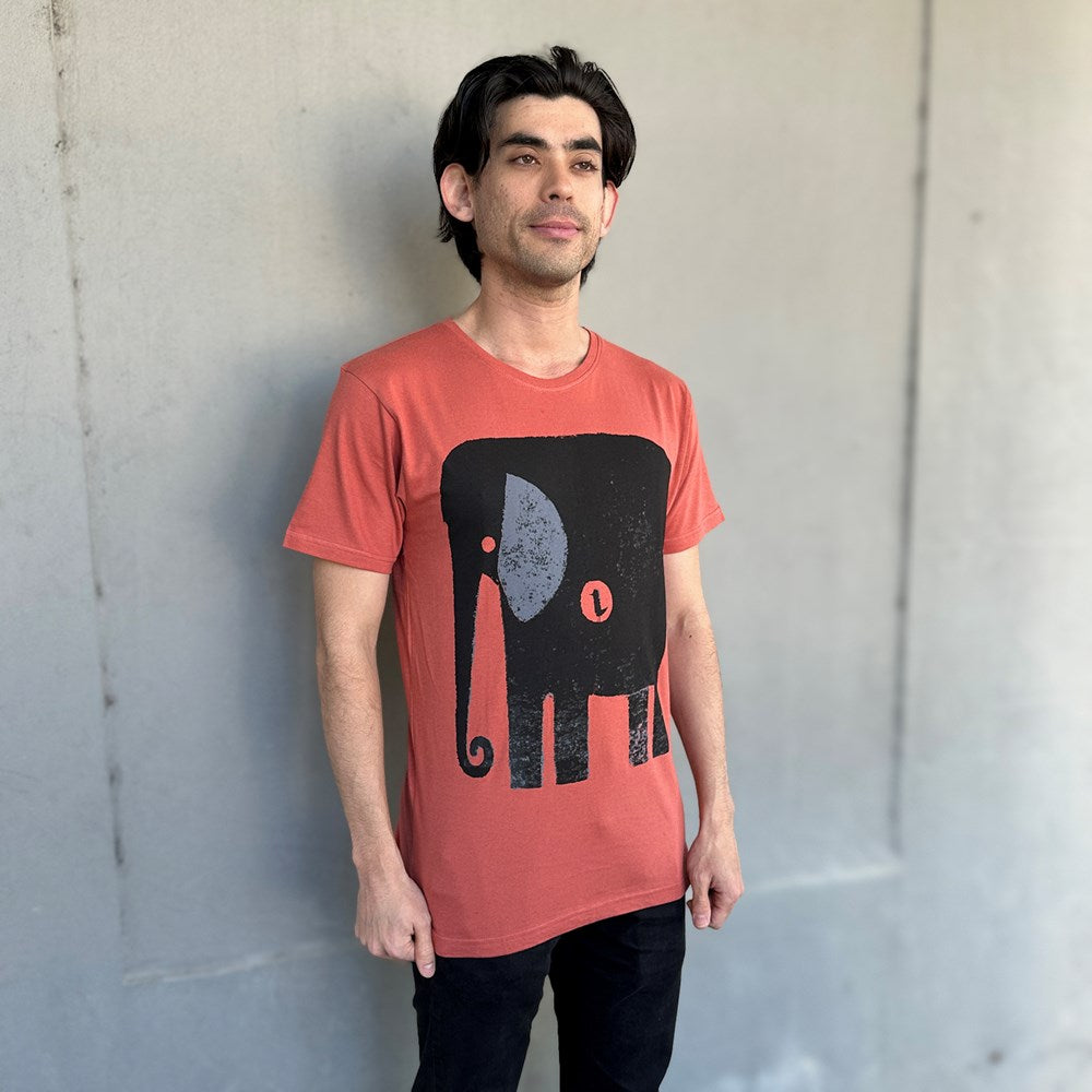 Elephant+Bird Ginger Spice Mens Tee - Image 2