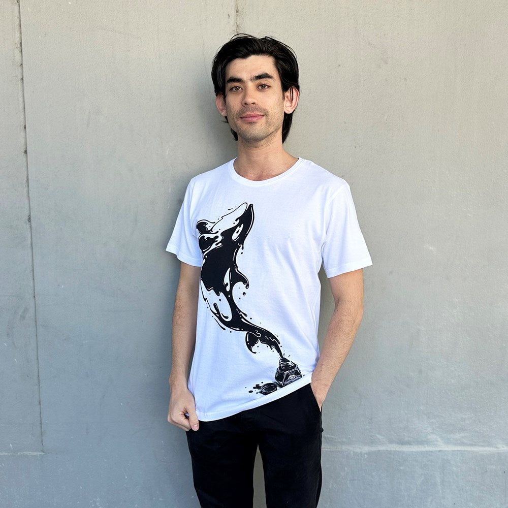 Great Leap White Mens Tee - Image 2