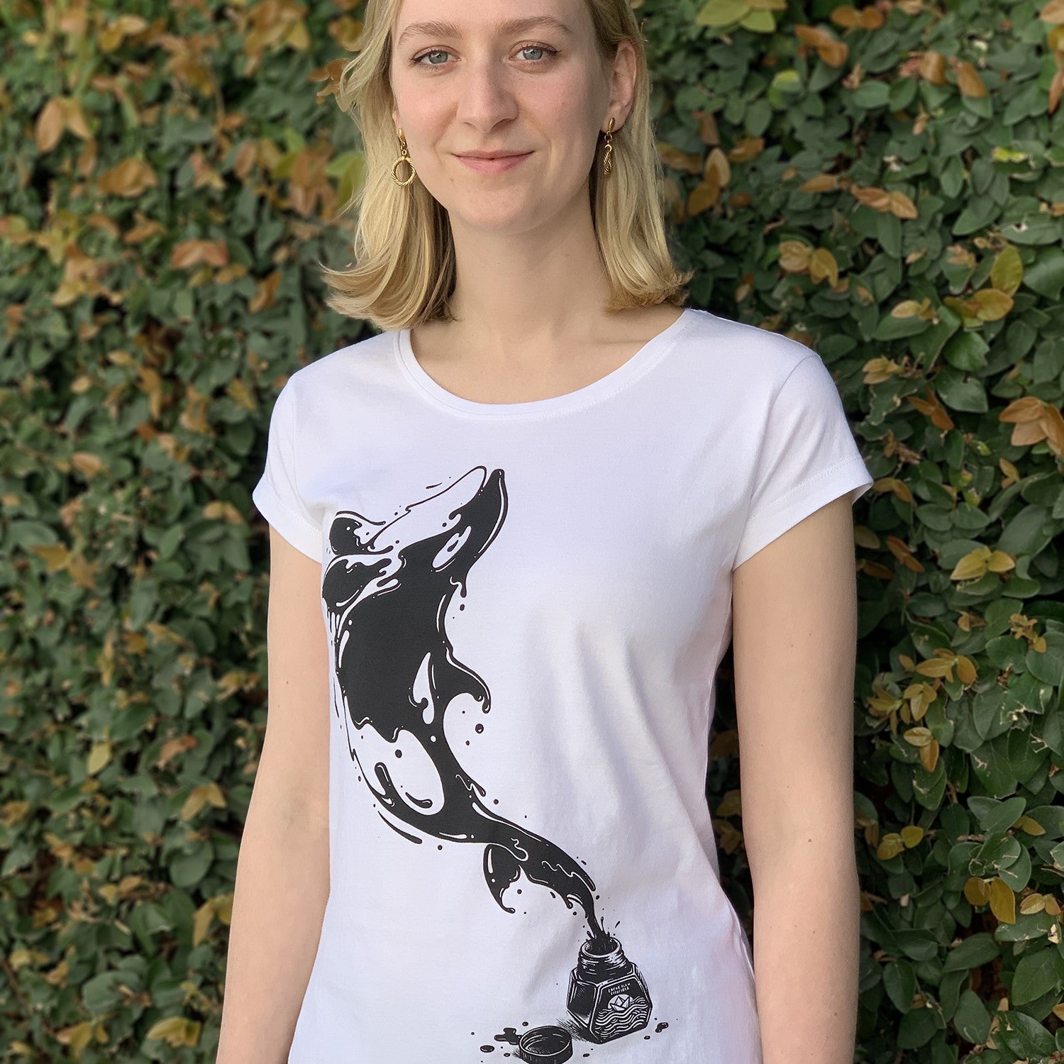 Great Leap White Womens Tee - Image 4