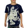 Octopus Lines Navy Kids Tee