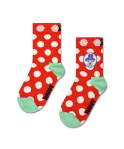  Kids Big Dot Mushroom Red