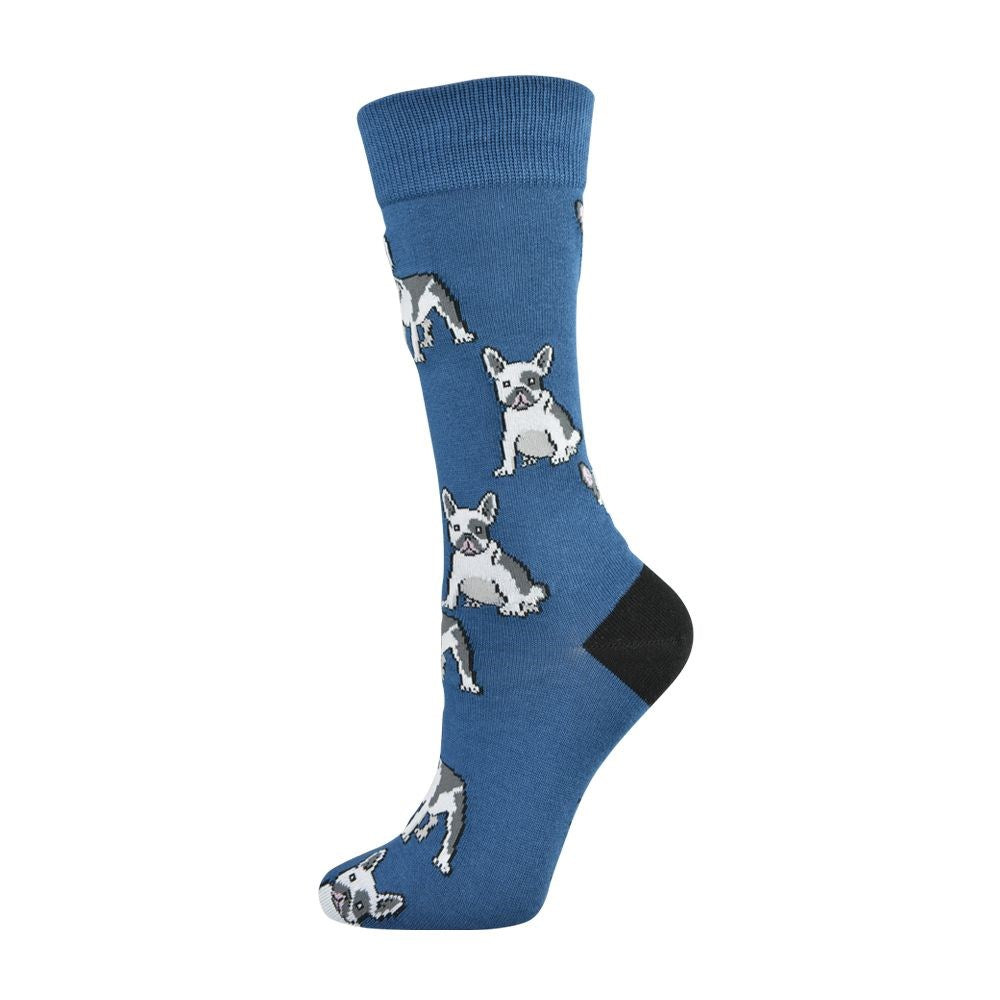 Womens French Terrier Bamboo Sock