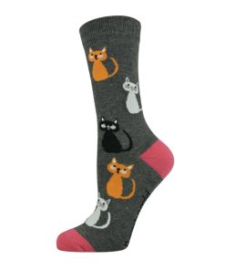  Womens Cat Bamboo Sock