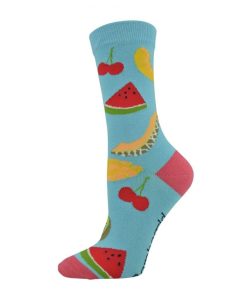  Womens Fruit Salad Bamboo Sock