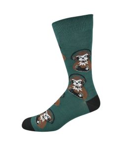  Mens Sloth Gamer Bamboo Sock