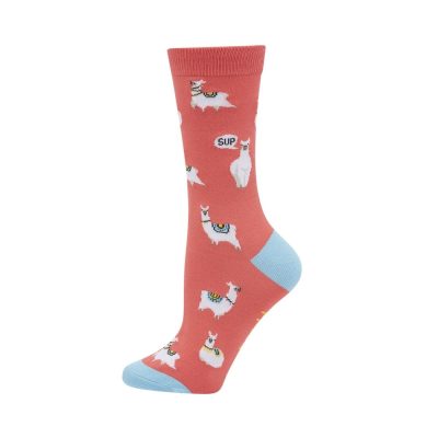  Womens Sup Llama Bamboo Sock