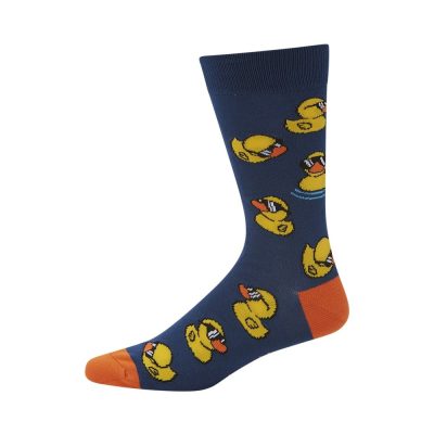  Mens Duck Thugs Denim Bamboo Sock
