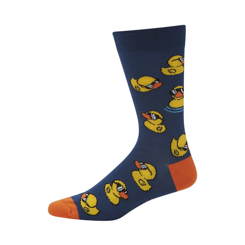 Mens Duck Thugs Denim Bamboo Sock