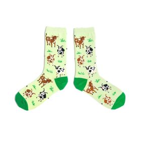  Womens Cottonfield Cows Sock