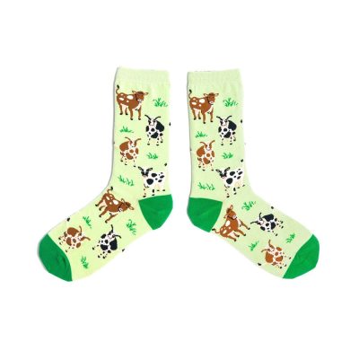  Womens Cottonfield Cows Sock