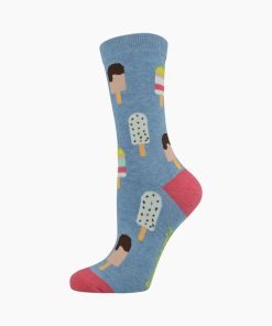  Womens Icypole Blue Bamboo Sock