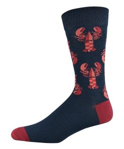  Mens Leroy Lobster Bamboo Sock