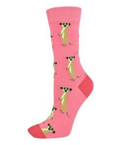  Womens Meerkat Bamboo Sock