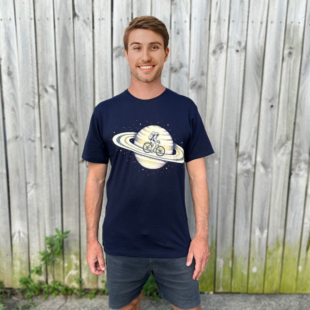 Space Ride Navy Mens Tee