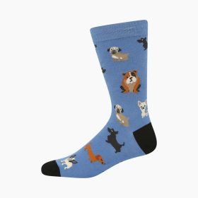  Mens Yappy Days Blue Bamboo Sock